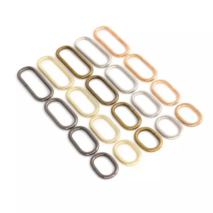 16mm Metal Oval Loop Ringsilver/gold/gunmetal Bag Strap 