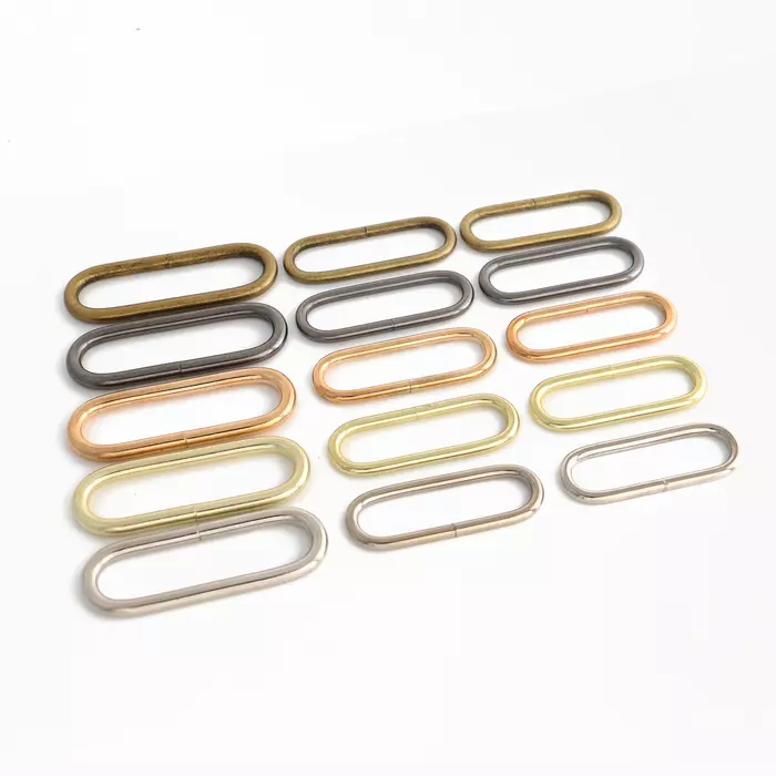 Metal D Ring Non Welded D-Rings Nickel Plated Silver 0.75 Inch (100 Pack) 