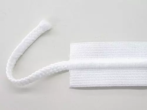  EXCEART 2 Rolls Buttonhole Elastic Knit Elastic Band