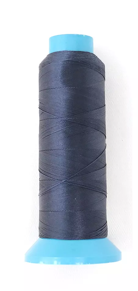 Tex 70 Bonded Nylon Thread for Sewing - 1500 YDs T70 Heavy Duty Black Nylon  T
