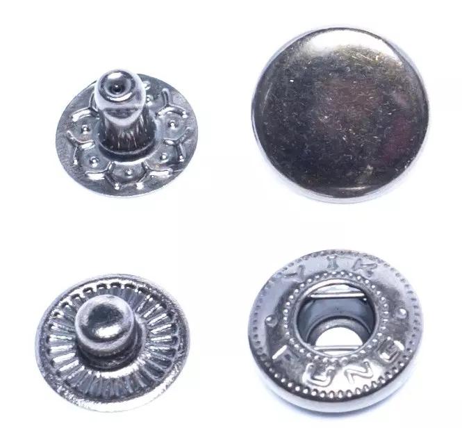 Premium Quality Standard Spring Snap Fastener Multiple Colors and Sizes 6  Sets 
