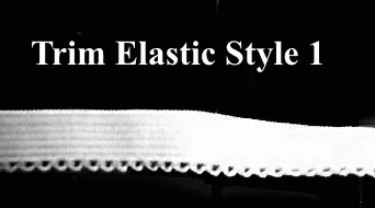 Black White 2 inch Elastic Strap ,Handmade Striped Ribbon Trim Embroid –  chaofabricstore