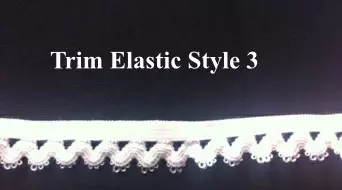 Black White 2 inch Elastic Strap ,Handmade Striped Ribbon Trim Embroid –  chaofabricstore