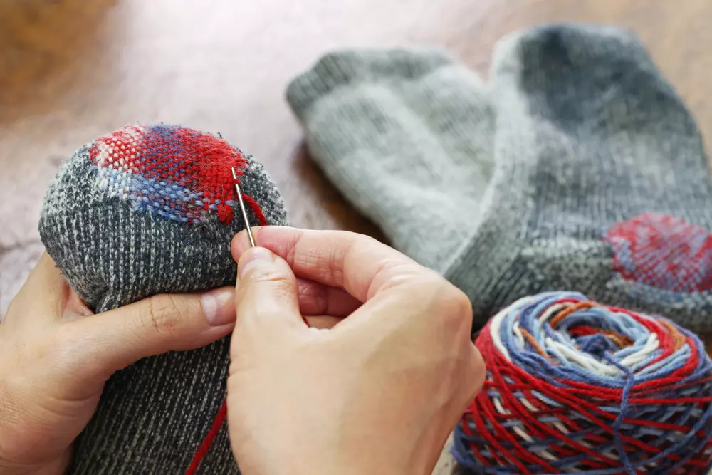 How to Darn, or Repair, Socks