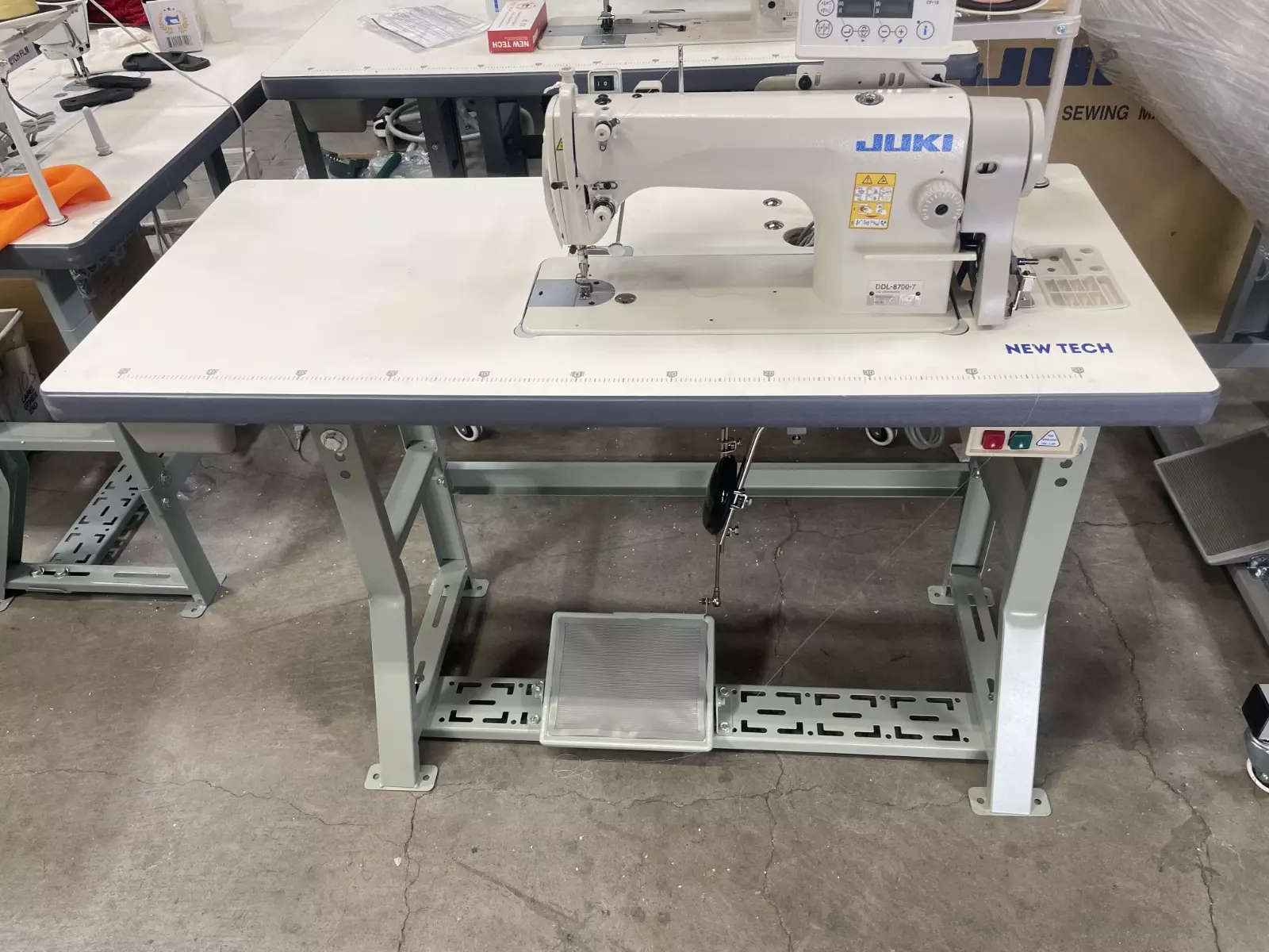JUKI DDL-8700 Industrial Sewing Machine + Table + Servo Motor + FREE  SHIPPING