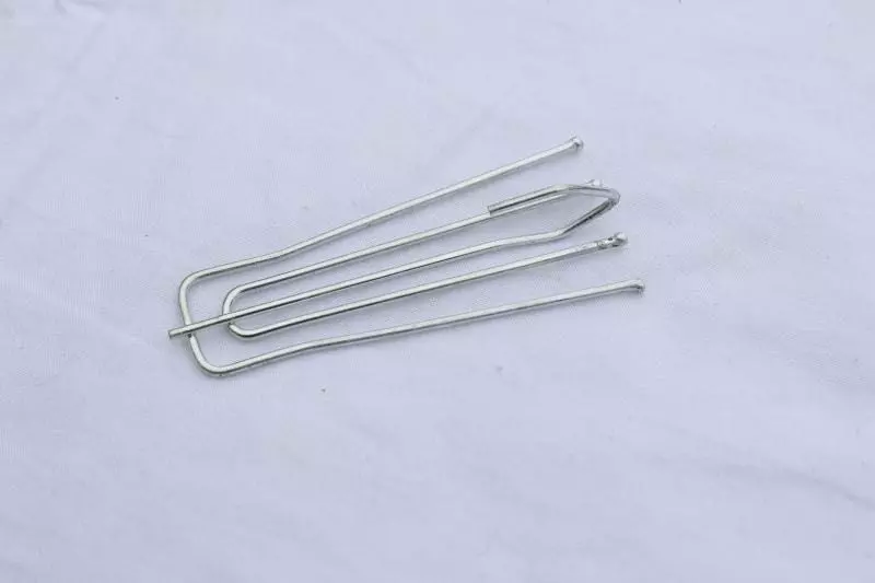 Long Neck Drapery End Pin Hook For Deep Pleat Header Tape Set of 8