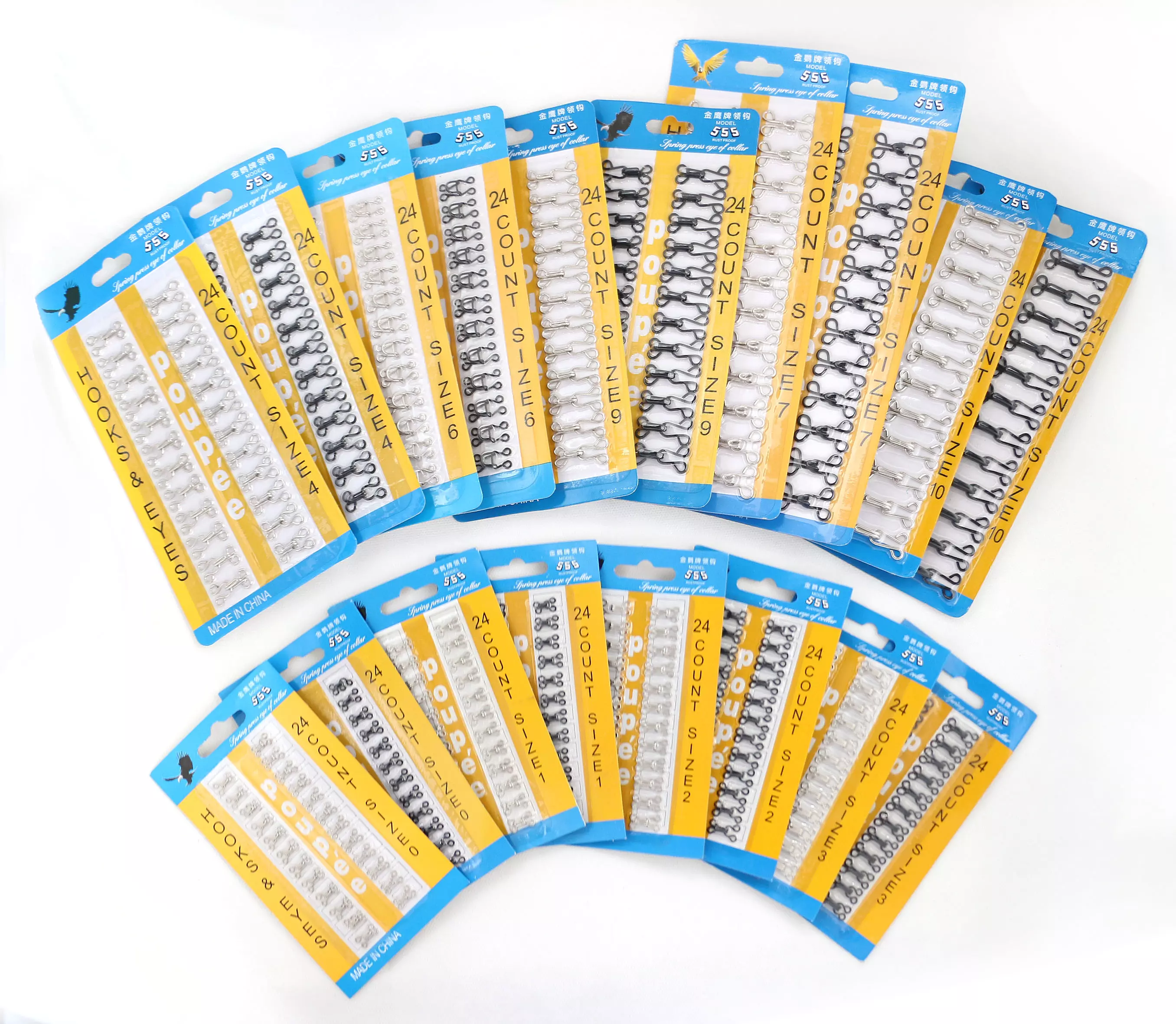 Hook and Eyes (100 pack) – Sewing Supply Depot