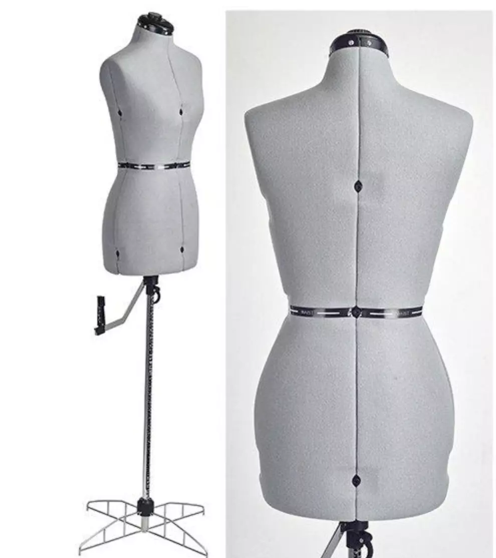 Adult Female Adjustable Dress Form Sewing Mannequin Fabric Torso
