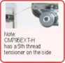 Consew CM795EXT-H 2 Needle 5 Thread High Speed Overlock Industrial Sewing Machine With Table and Servo Motor