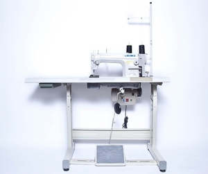 JUKI DDL-8700 High-Speed Single Needle Straight Lockstitch Industrial Sewing Machine With Table and Servo Motor