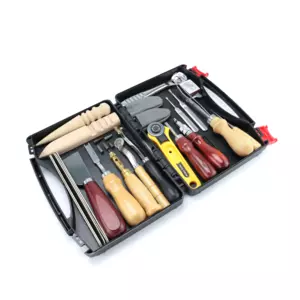  PLOOLP 36Pcs Leather Sewing Kit Leather Working Tools