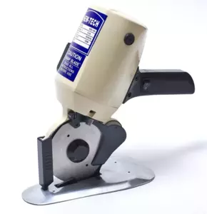 Electric Handheld Round Rotary Fabric Cutter Cloth Fabric Cutting Machine  110V