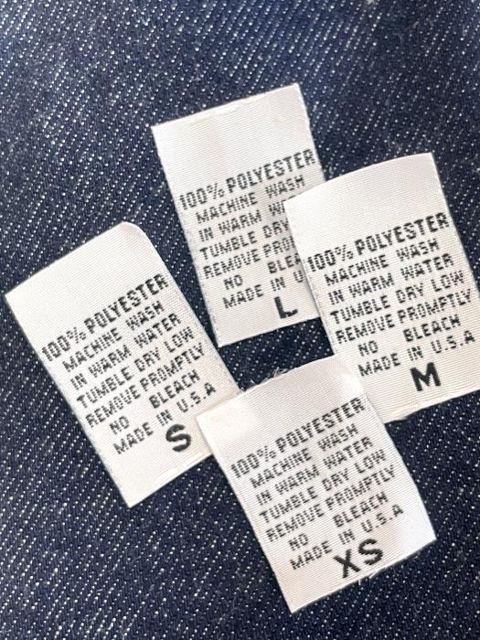 Clothing Care Labels 100 Polyester Washing Instructions Goldstar Tool 8171