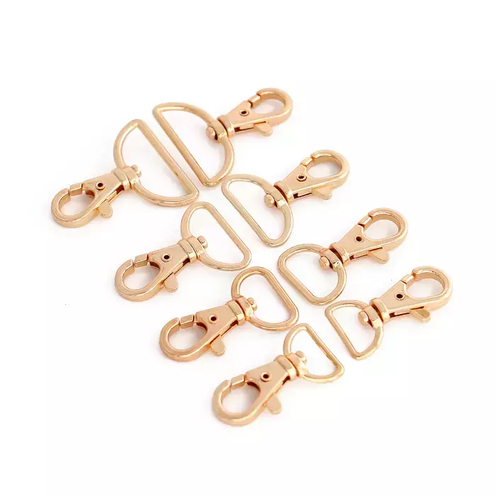 New For 30mm Webbing 5pcs Antique Brass Lobster Clasp Claw Swivel