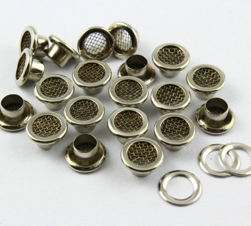 mesh eyelets