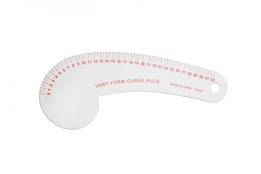 Vary Form Curve 32 Cm Plastic Ruler Goldstar Tool