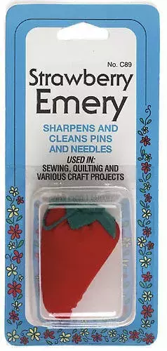 Strawberry Pincushion Needle Sharpener Needle Minder 