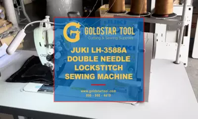 Product Showcase - JUKI LH-3588A Lockstitch Sewing Machine - Goldstartool.com