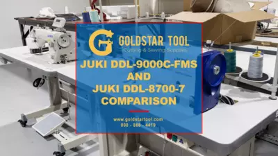 JUKI DDL-9000CF MS Industrial Sewing Machine +table+ SERVO- CUTTING THREADS  - FR