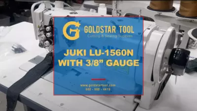 Juki LU-1560N Double Needle Unison Feed Walking Foot Industrial Sewing  Machine and Servo Motor - Juki Junkies